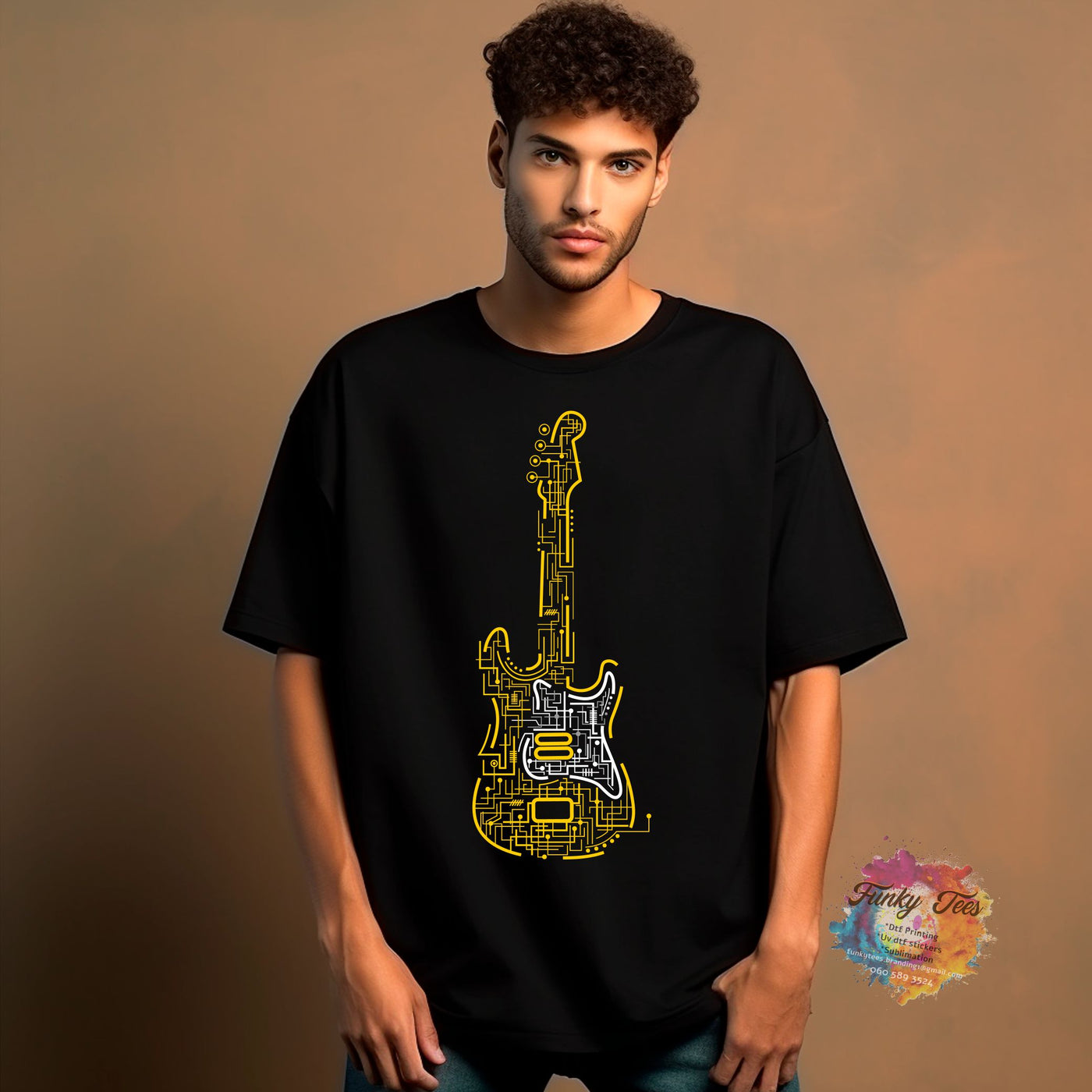 Guitar short sleeve t-shirt